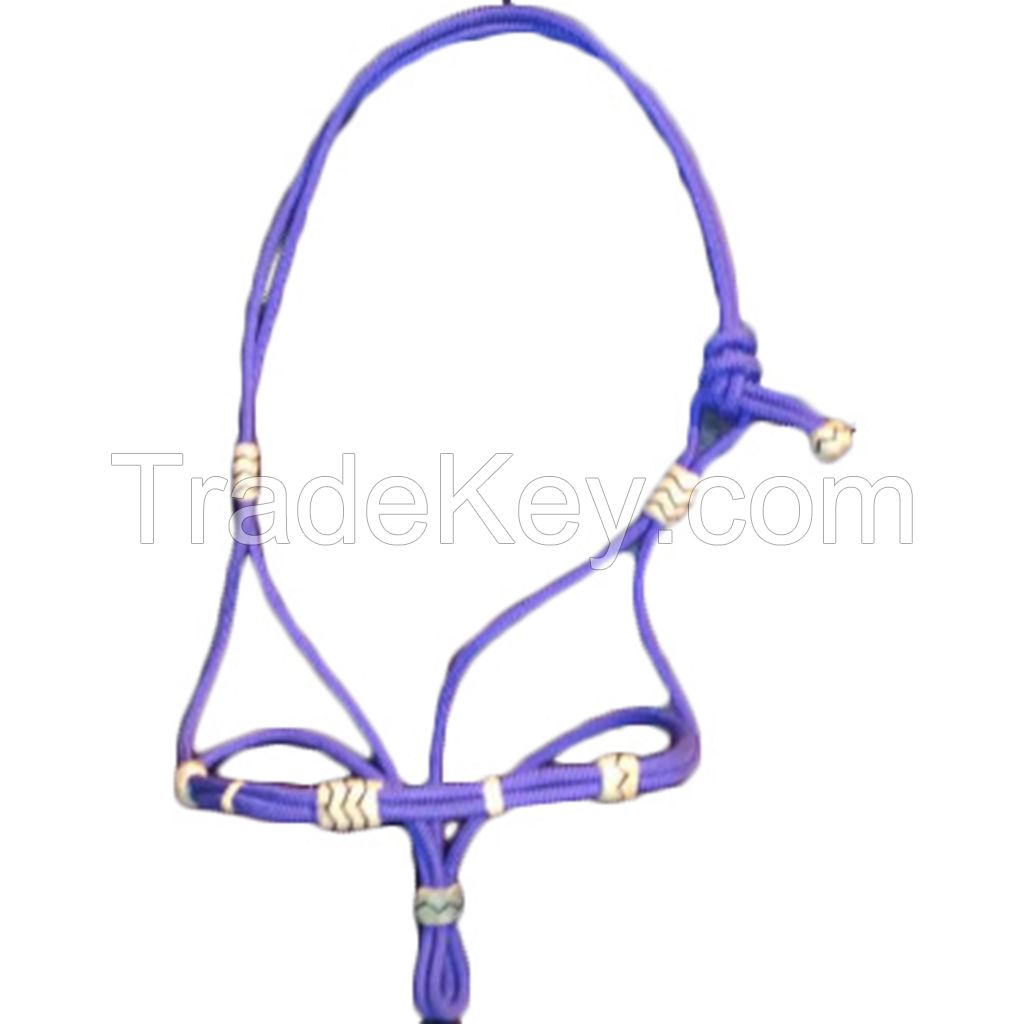 Genuine imported Quality PP Nylon para cord horse bridle Sky Blue