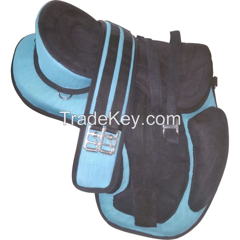 Genuine Imported synthetic freemax saddle Black with rust proof fittings