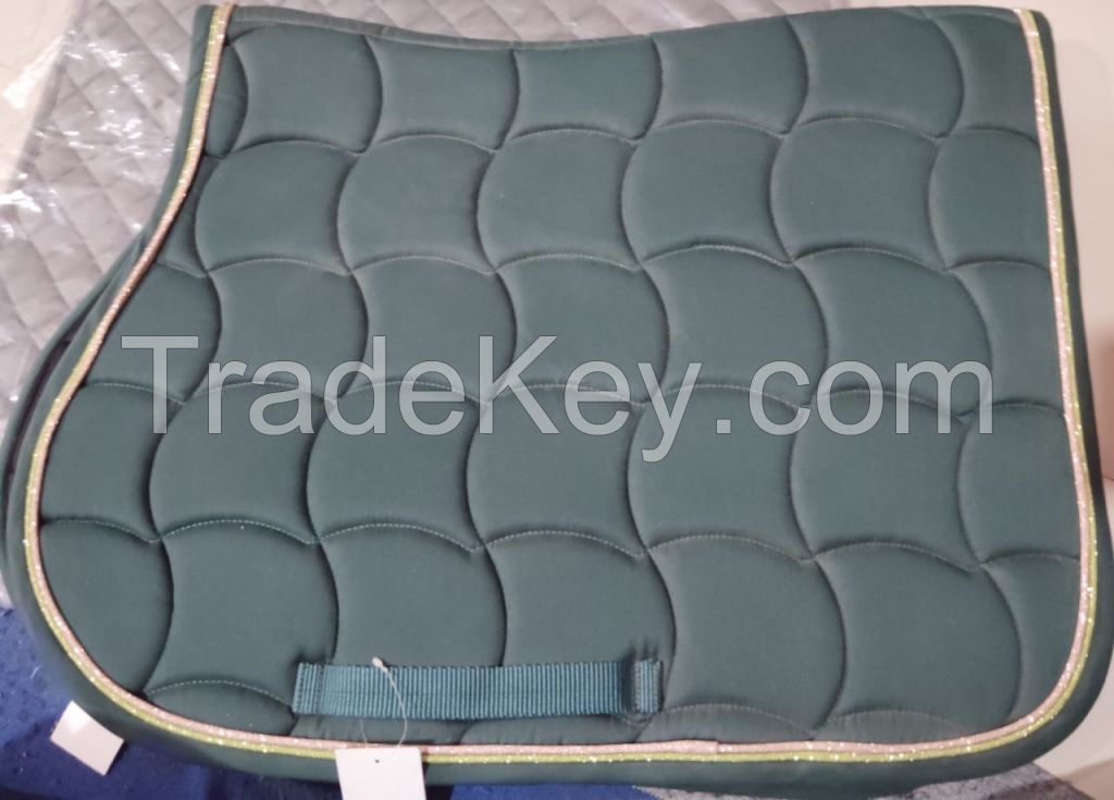 Genuine imported material Teal dressage saddle pads for horse