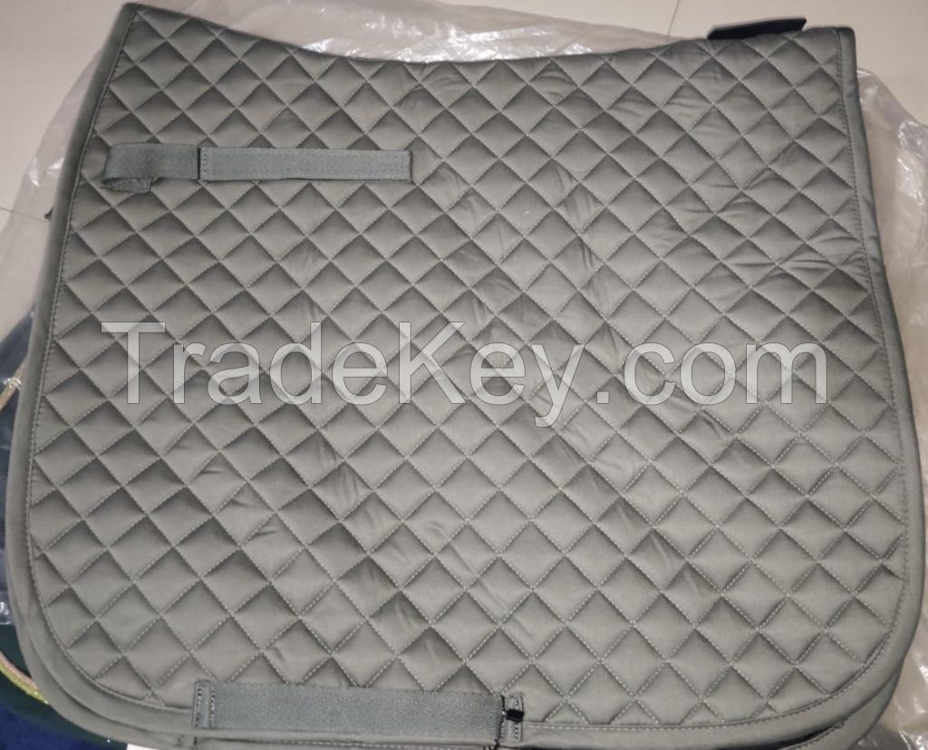 Genuine imported material Grey dressage saddle pads for horse