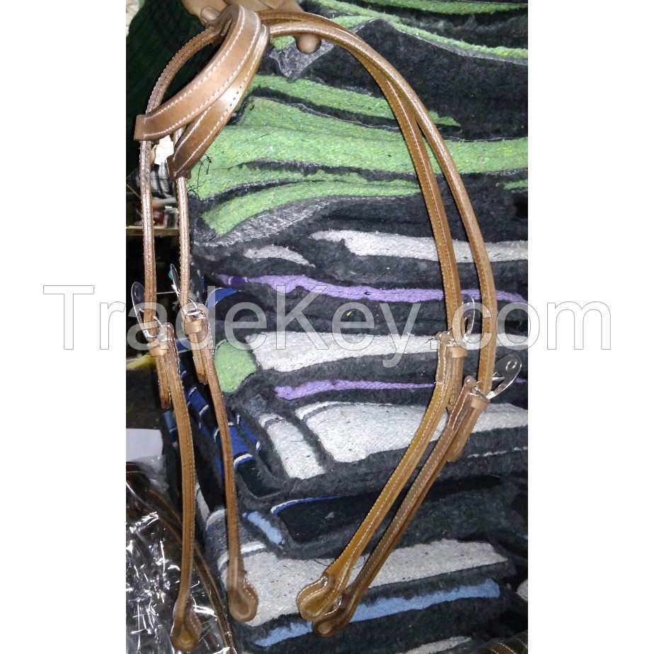 Genuine imported quality leather horse western Headstall with rust proof star fitting