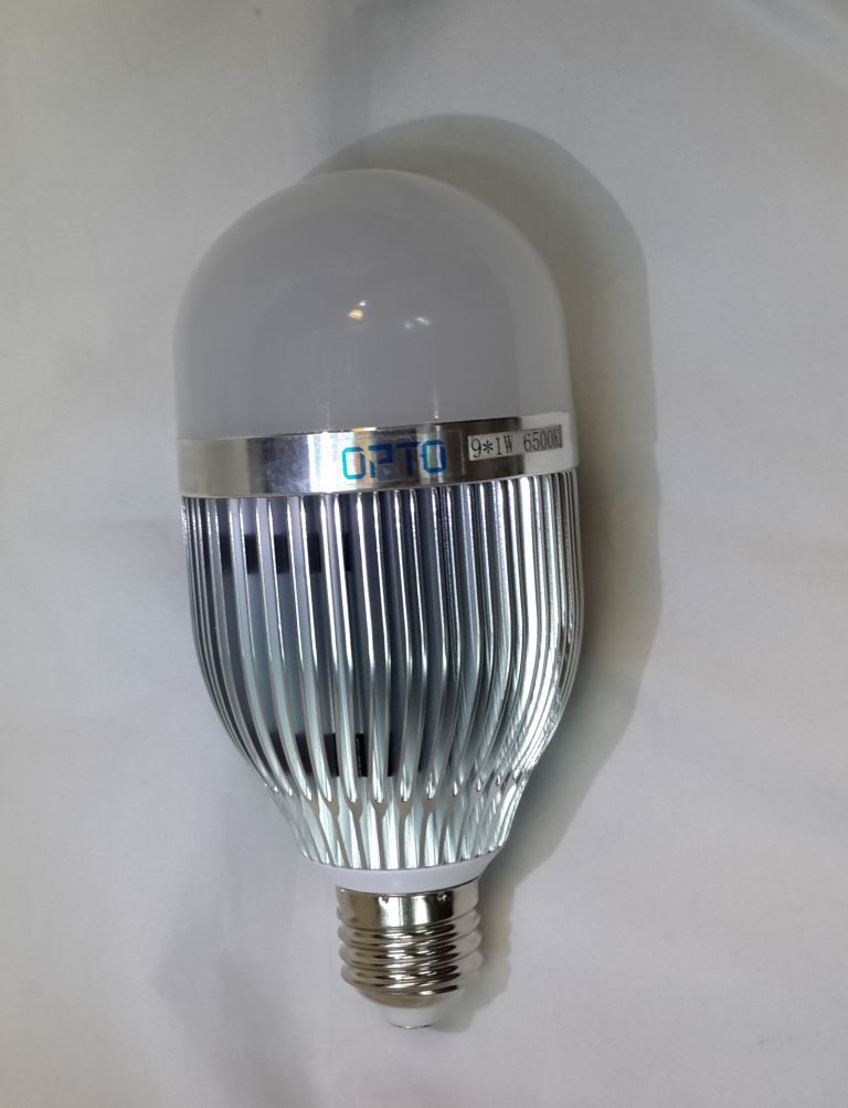 9W E27 LED Light Bulb (Aluminum) 85V~265V