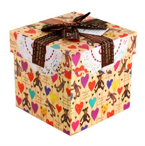 Colorful Cardboard Gift Packaging Box