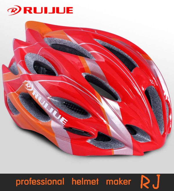 Red bicycle helmet (RJ-A012)