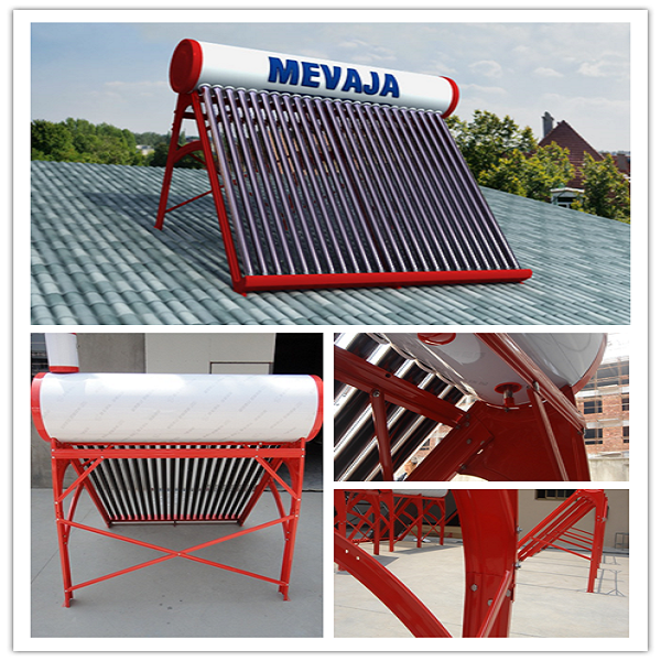 Compact Galvanized Steel solar water heater With Solar Keymark