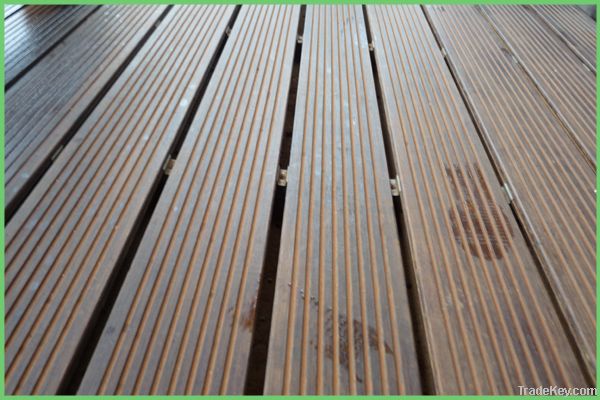 abrasion resistance carbonized hardwood floor/deck