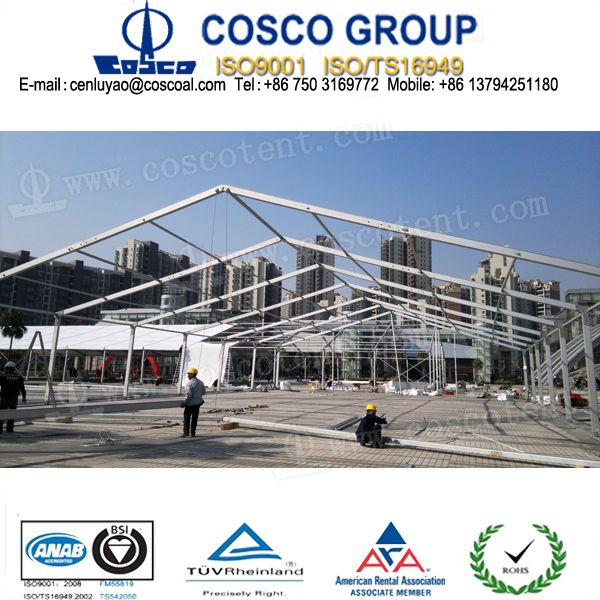 clear span party tent for exhibition