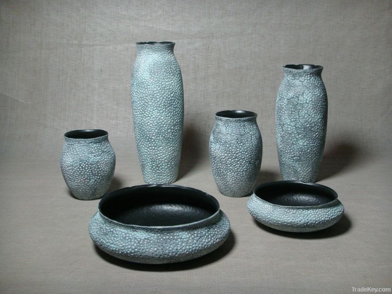 ceramic vase and bowl