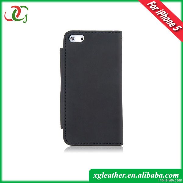 Soft Leather Cellphone Case Cover for iphone 5g/4/4s with hanging