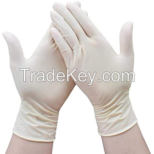 Powder and Powder Free Latex Medical Surgical Gloves