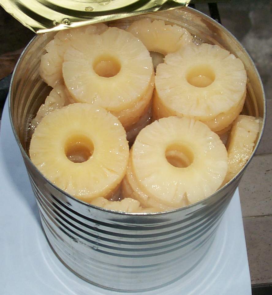 canned pineapple from china