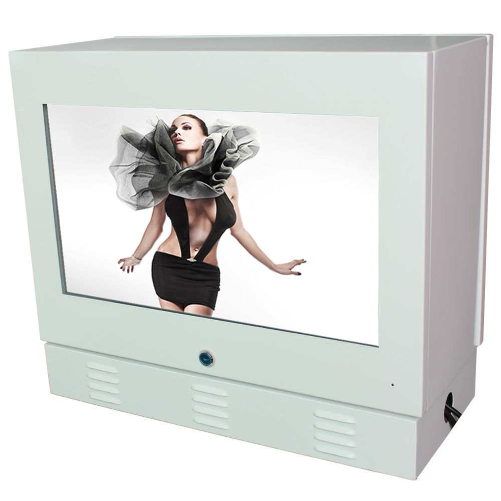 22 inch double sides lcd advertising screen, gas station tv, pump video display