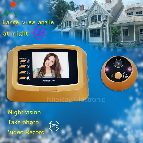 New Generation Digital Peephole Viewer with Door Bell and Night Vision Camera