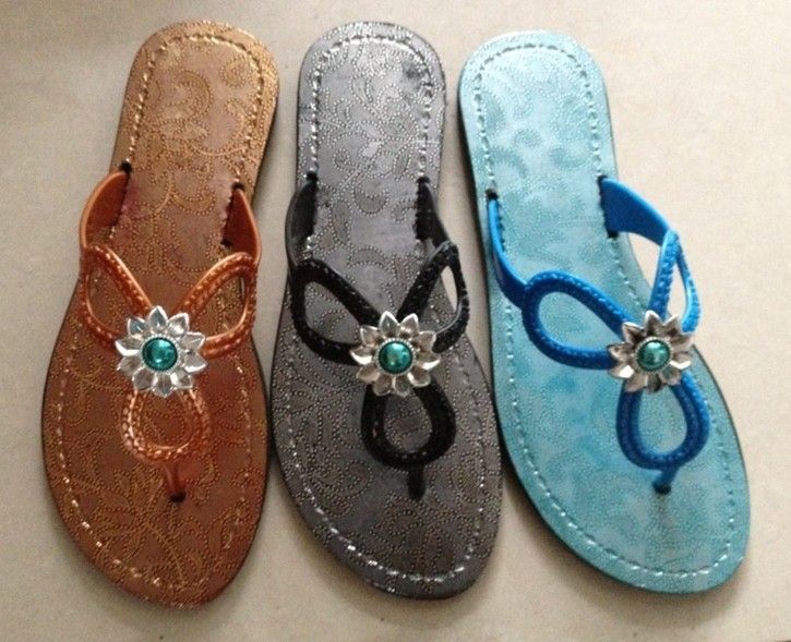 women slipper diamond style