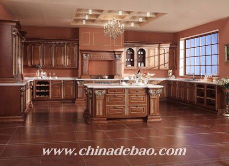 Cherry Wood Kitchen Cabinet design