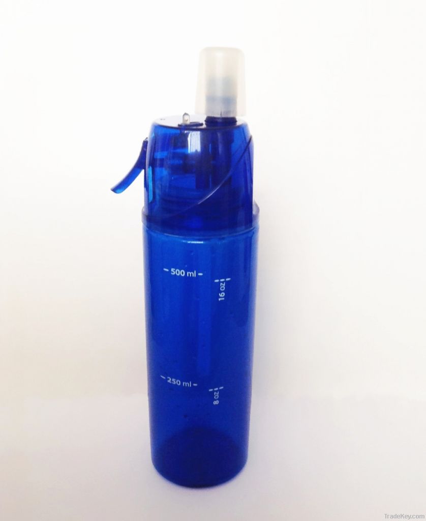 Plastic Sports Spray/Water Drinking Bottle