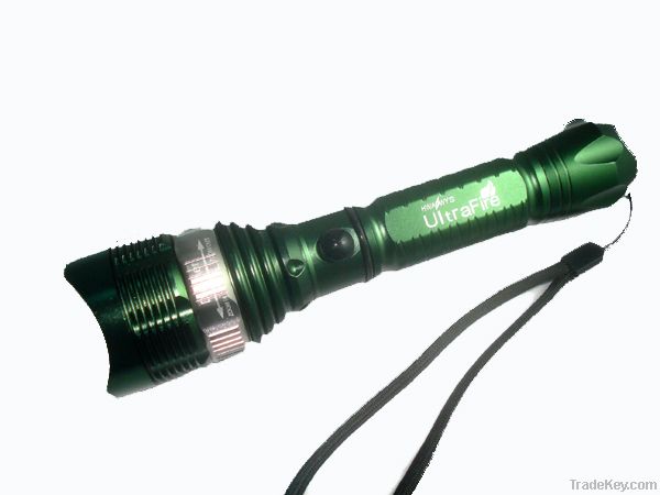 cree xpe led high power green flashlight torch