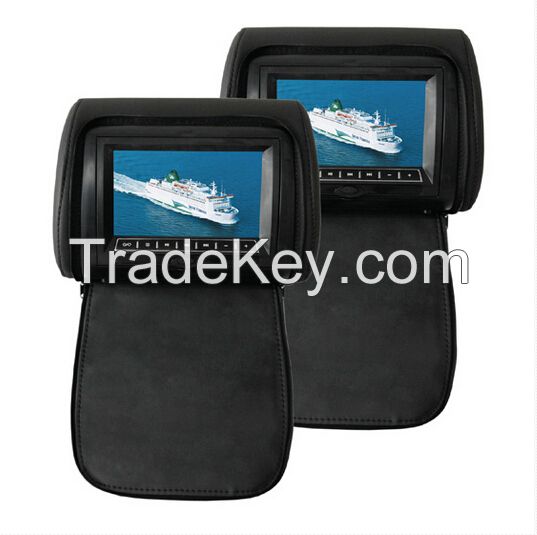 9" LED Headrest DVD Player with Pillow