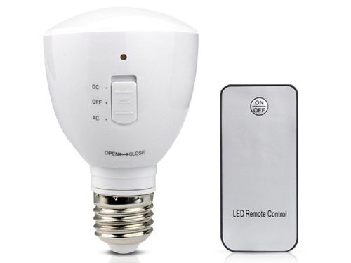 LED Emergency Lamp Rechargable Led Bulb Remote Control optional