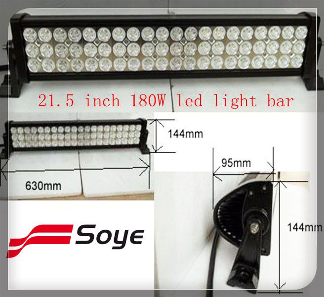 On Sales ! Guangzhou Market 21.5 Inch 180W LED Light Bar 4WD Boat Ute Driving Lamp Car Headlight (SY-958)