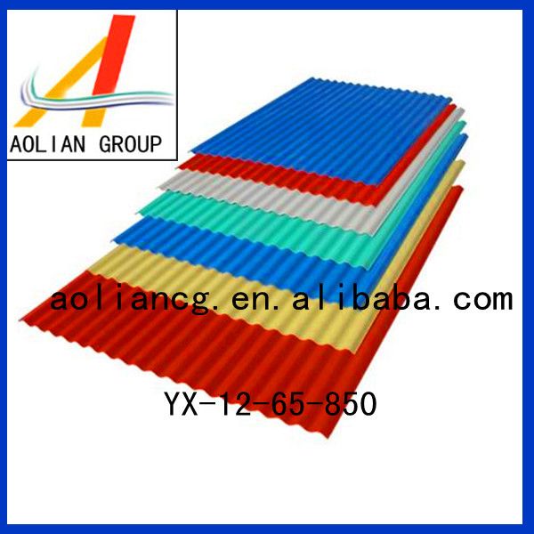 Wave steel material sheet