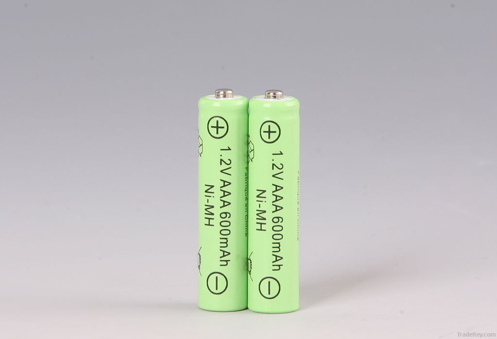 CE, RoHS Approved Ni-MH Battery (1.2V AA600mAh)