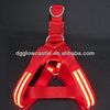 Double lights colorful pet product factory led chest harness