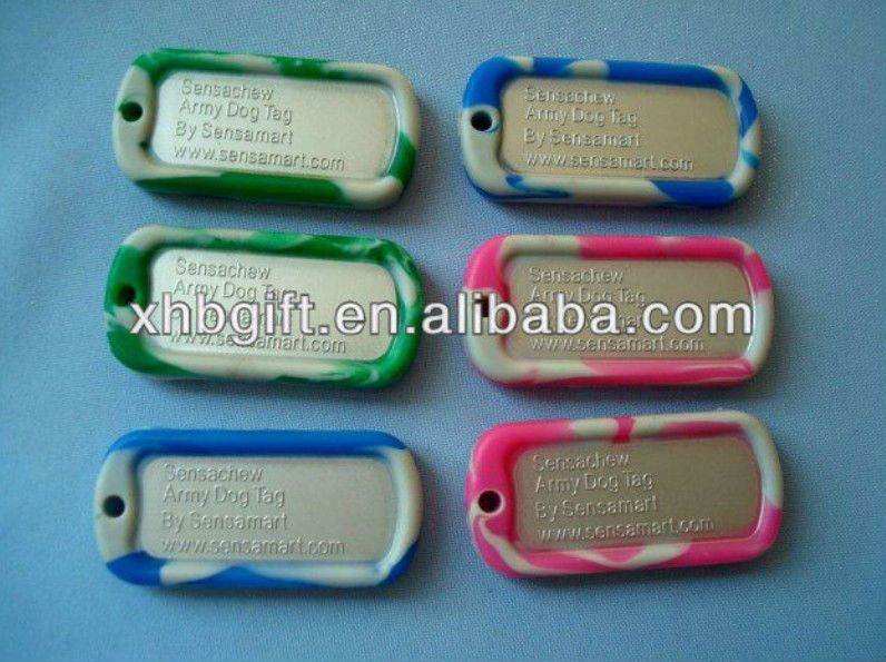Wholesaler of silicone dog tags made from China