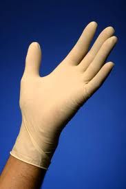 latex examination glove non sterile, powdered and powder free