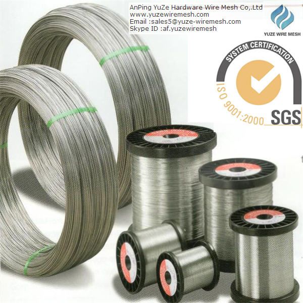 SUS 304, 316 high tensile strength stainless steel wire (direct factory ISO 9001 ) wholesale price