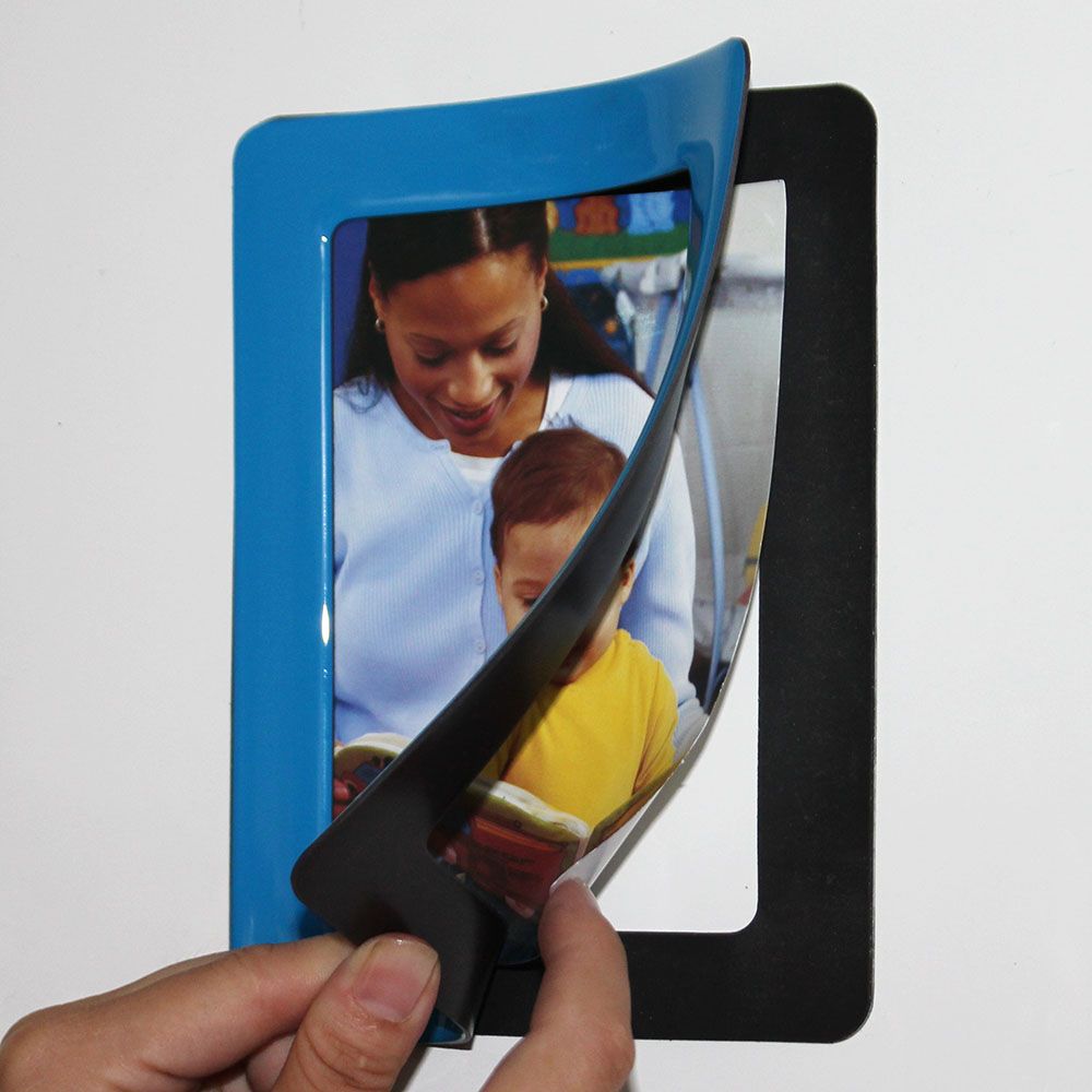 double-deck magnetic photo frame