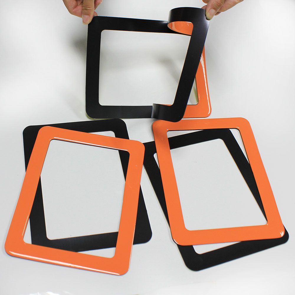 double-deck magnetic photo frame