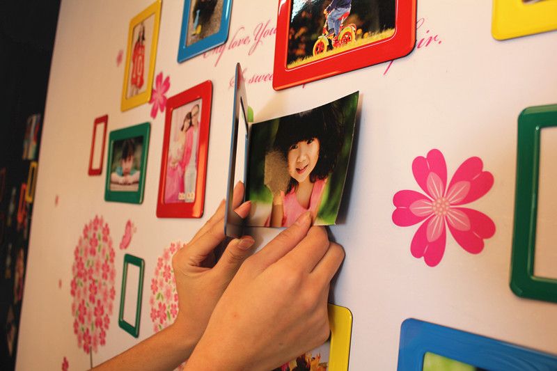 magnetic photo wall frame