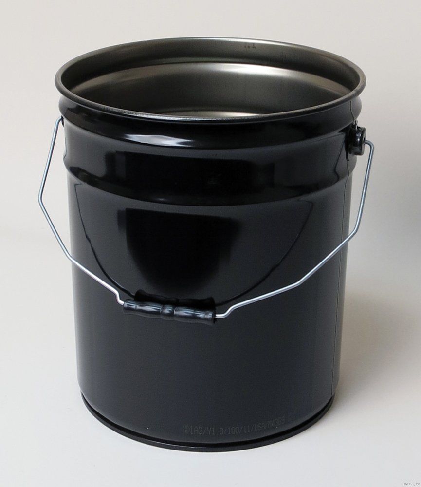 5 Gallon Open-Head Steel Pail - Rust Inhibitor Interior