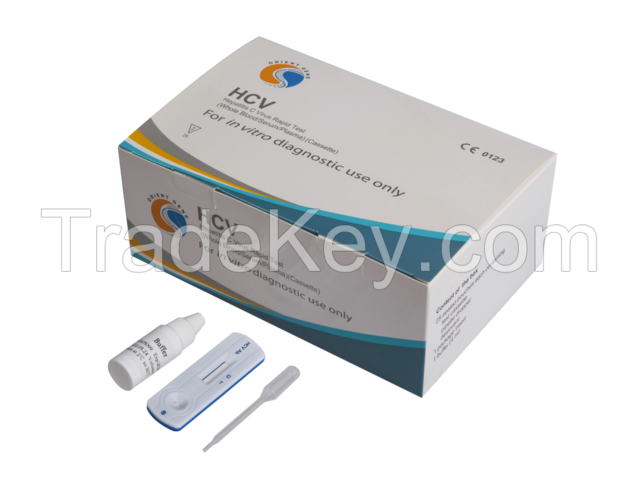 HCV Hepatitis C Virus Rapid Test (Whole blood/Serum/Plasma)(Cassette)