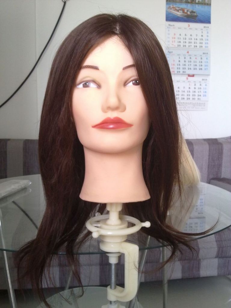 Mannequin Training Head with Mix Hair / Practice Head