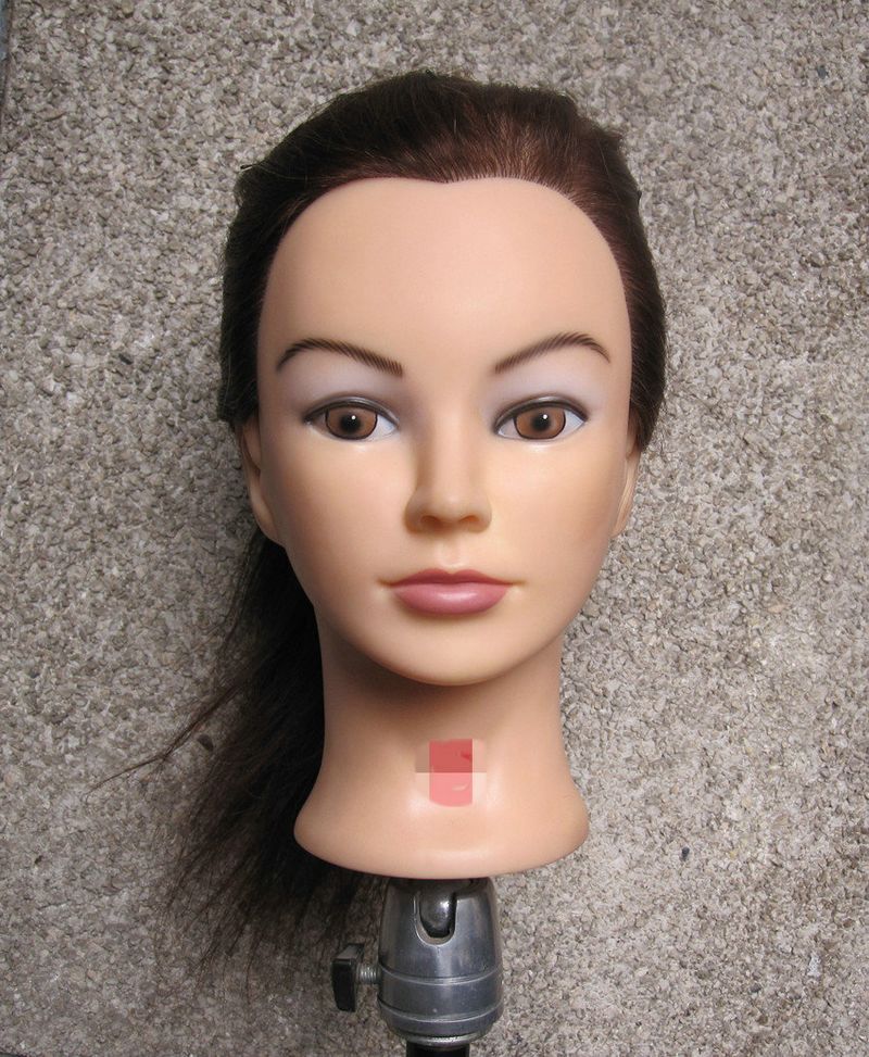 Training Head for Hairdressing