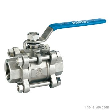 3 pieces ball valve