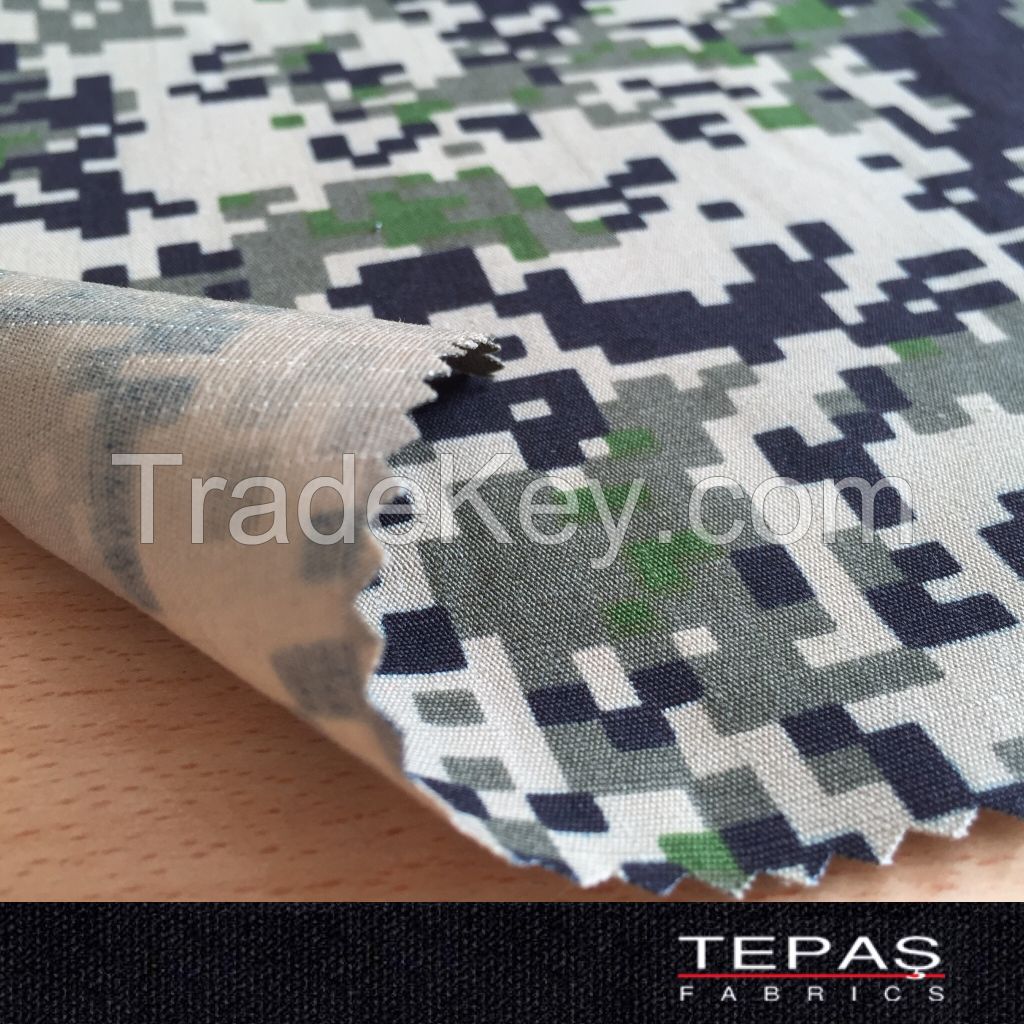 % 100 Cotton RIPSTOP Military Camouflage Printed Fabric