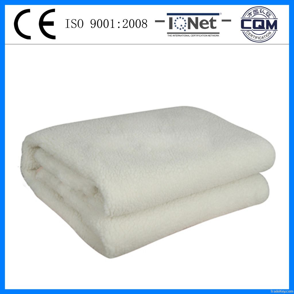 synthetic wool and washable electric blanket
