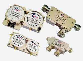 RF/Microwave Dual Junction Isolatorï¼†Circulator 60MHz-20GHz Up to 400W Power N/SMA/TAB Connector
