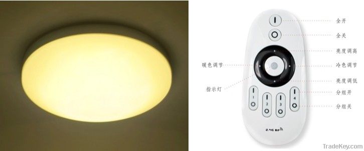 LED remote control dimmable ceiling lamp