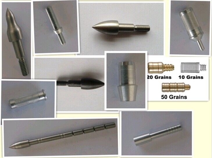 5/16 9/32  100 GRANIS field, combo , bullet screw point cnc finished 