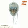 Haunted Mummy Skull with LED Eye Halloween Prop Monster