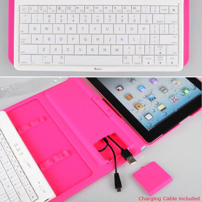 Bluetooth Keyboard Leather Case for Ipad 2/3/4, Model: HK2003-ZJ360