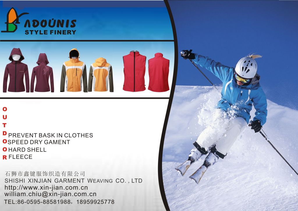 2013 Men's Thin Trendy Outdoor Cheap Ski Jacket   