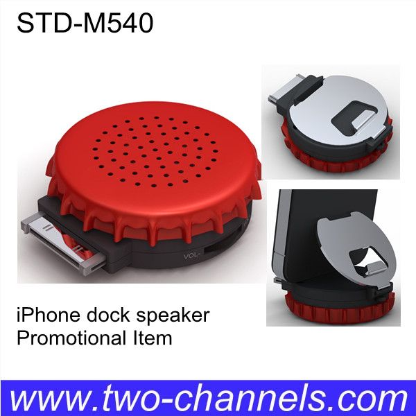 Promotional Dock Speaker in Newly Opener Design for Iphone