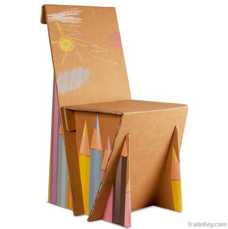 Customized corrugated cardboard furniture
