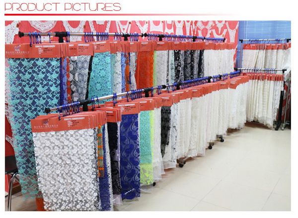 100% cotton lace fabric for apparel garments accessories