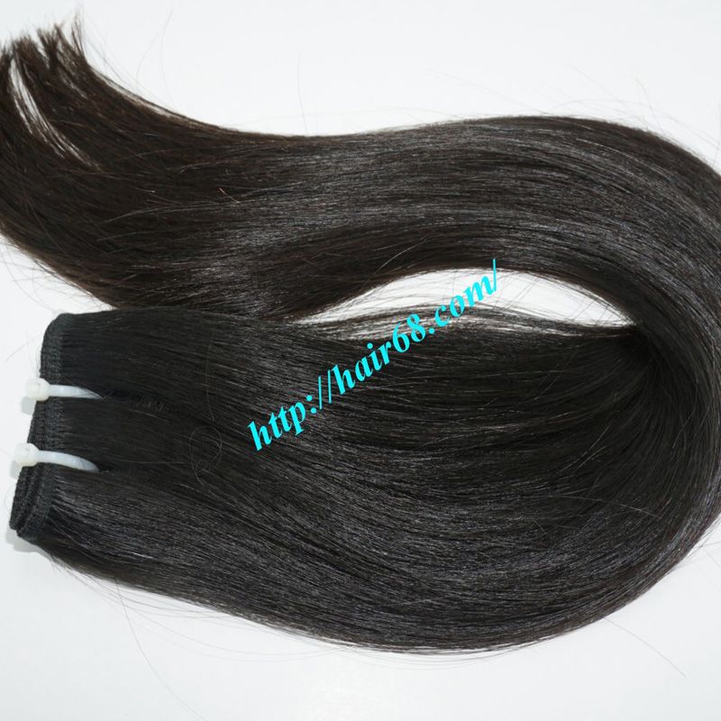 Grade 7A Remy Virgin Human Weaving Straight Hair Extensions